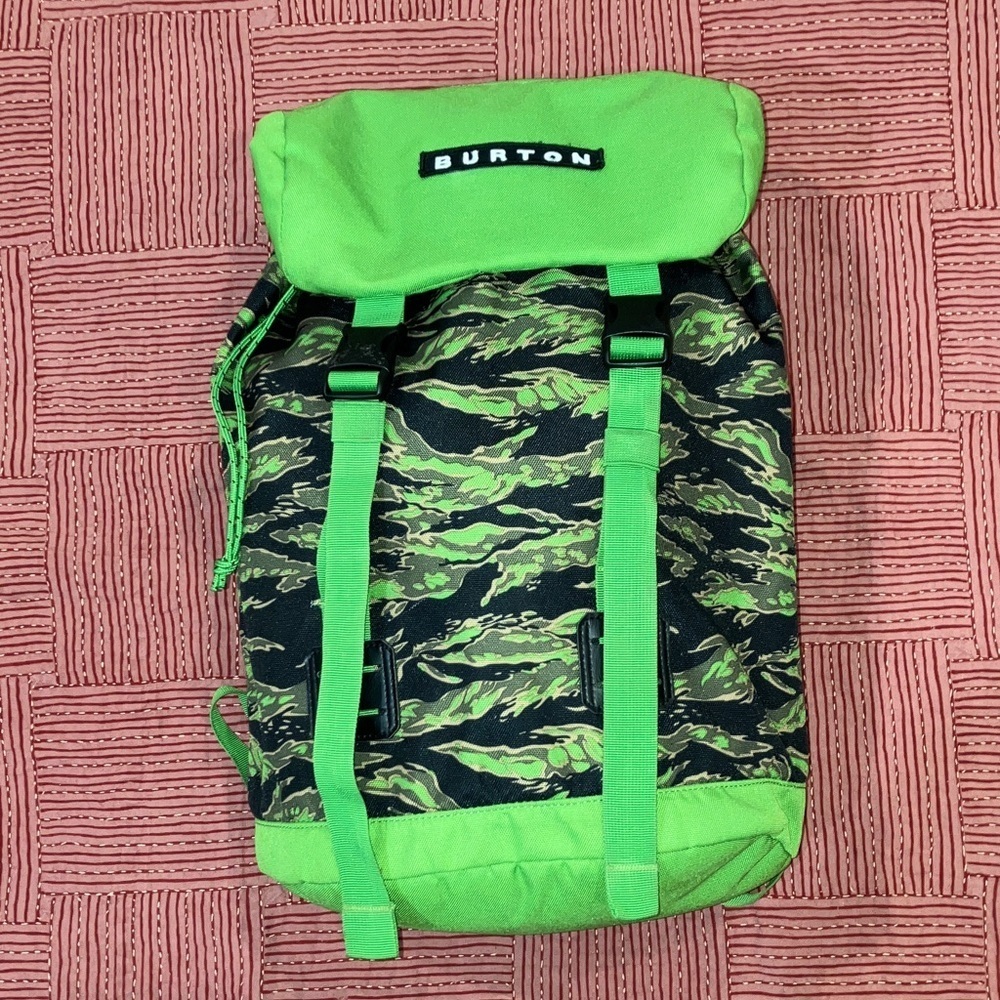 Burton covert Camouflage and Green youth Backpack